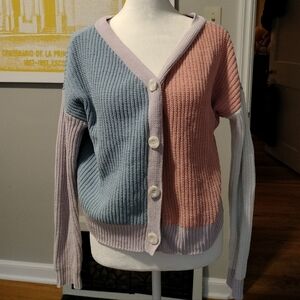 Moon & Madison Colorblock Sweater